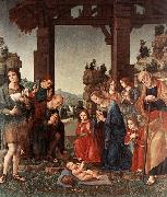 LORENZO DI CREDI Adoration of the Shepherds sf oil on canvas